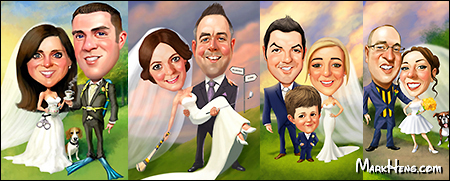 Caricature Invites